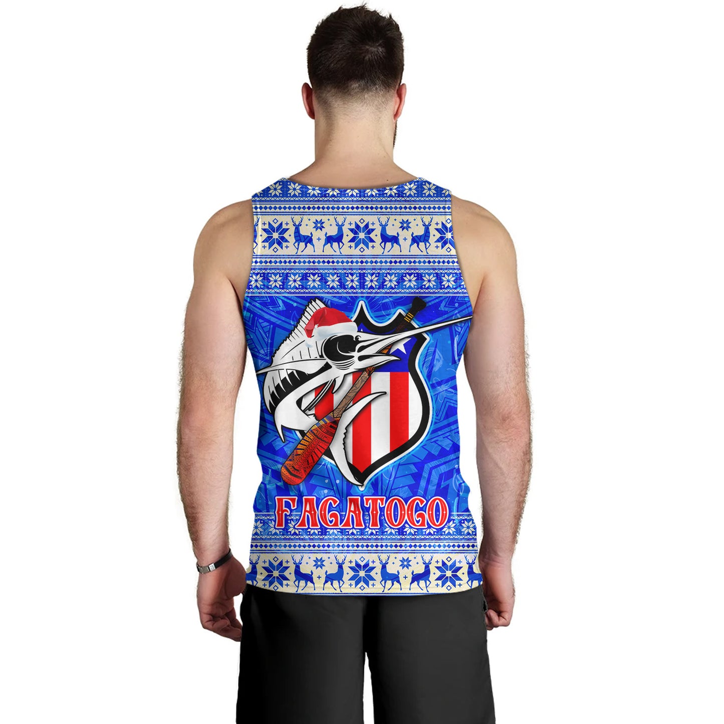 American Samoa Tank Top Fagatogo Christmas Style