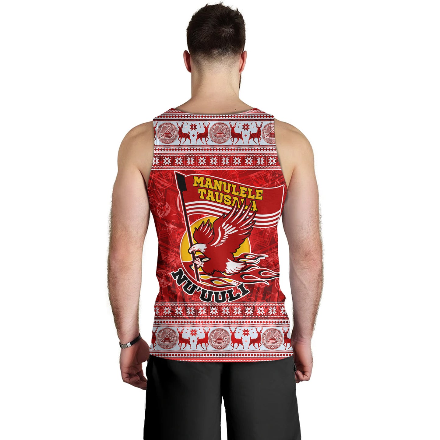 American Samoa Tank Top Nu'uuli Christmas Style