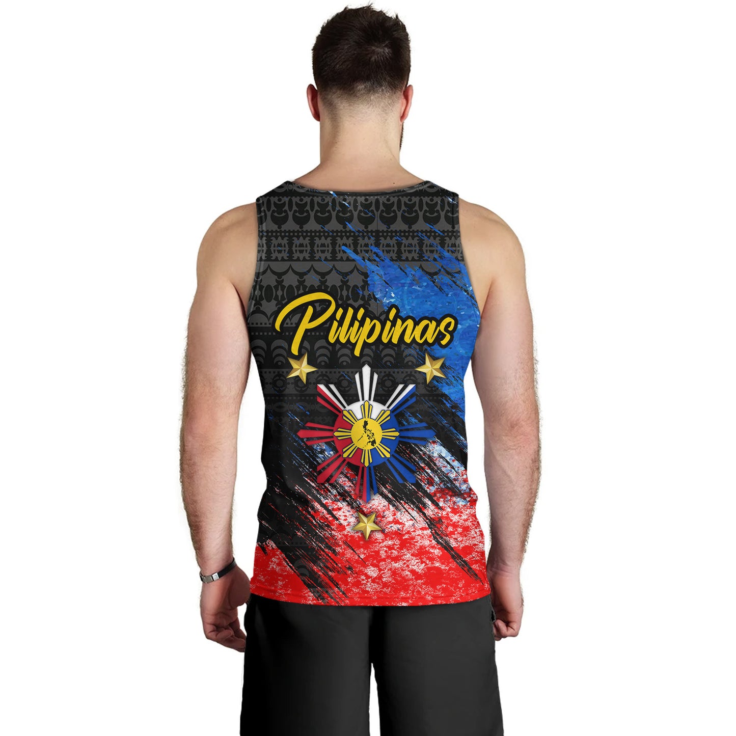 Philippines Filipinos Tank Top Pilipinas Sun Grunge Style