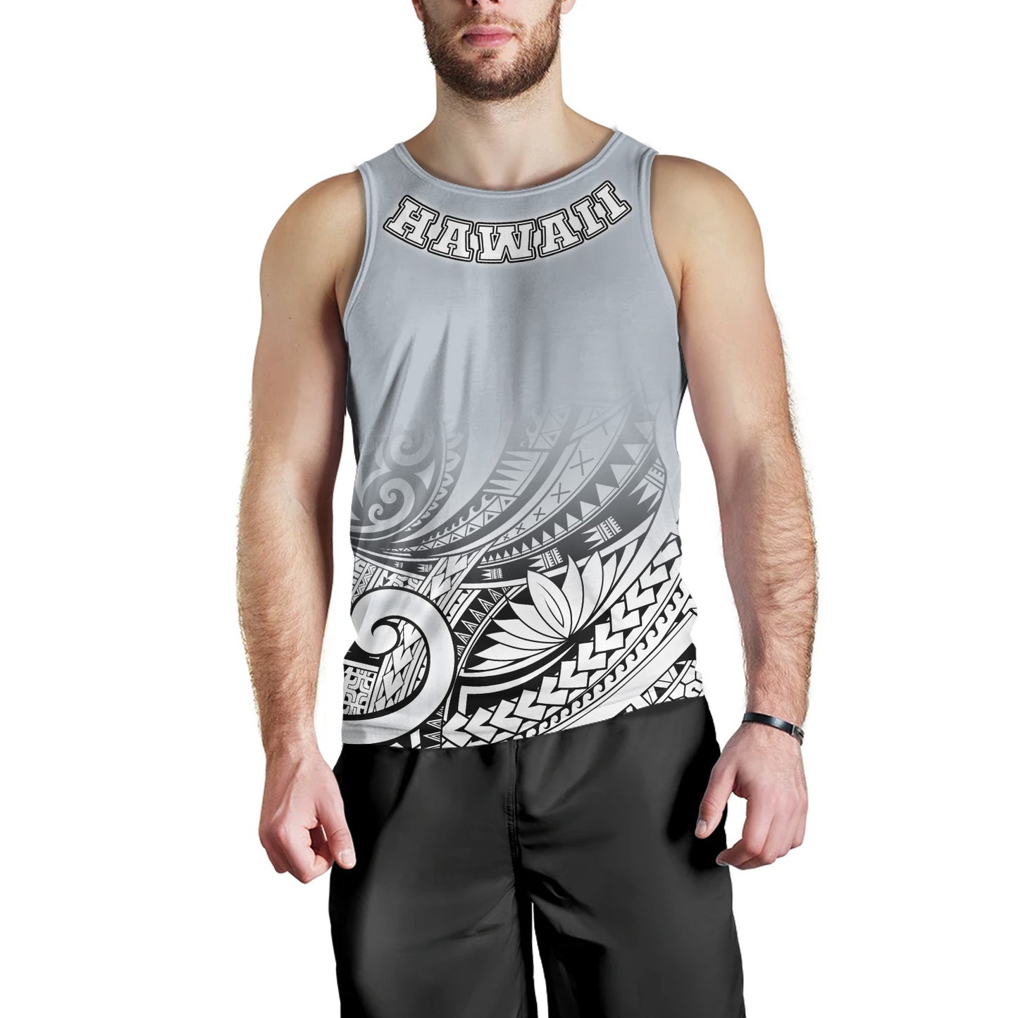 Hawaii Custom Personalised Tank Top Polynesian Style Tattoo Design