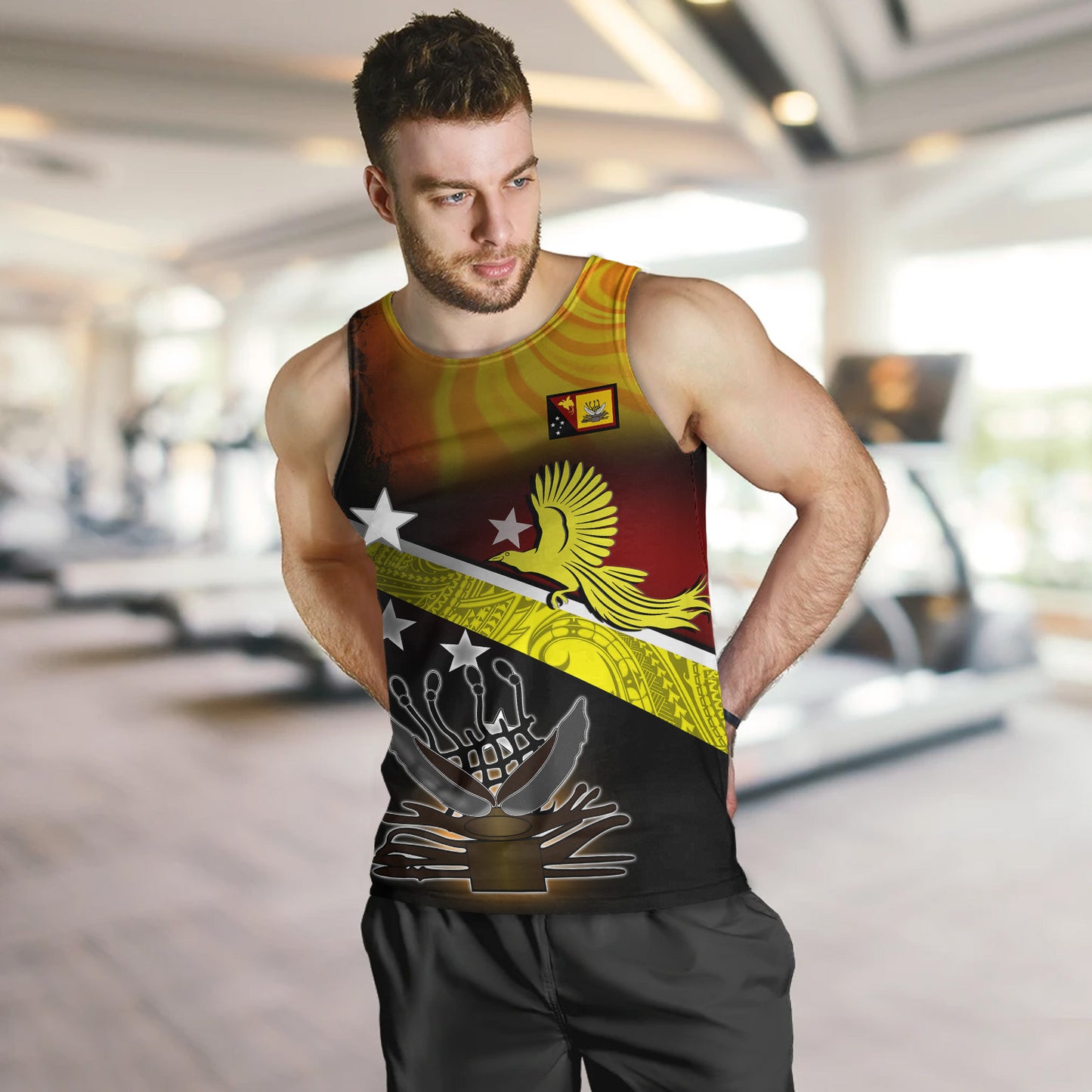 Papua New Guinea Tank Top Pride Of Western PNG