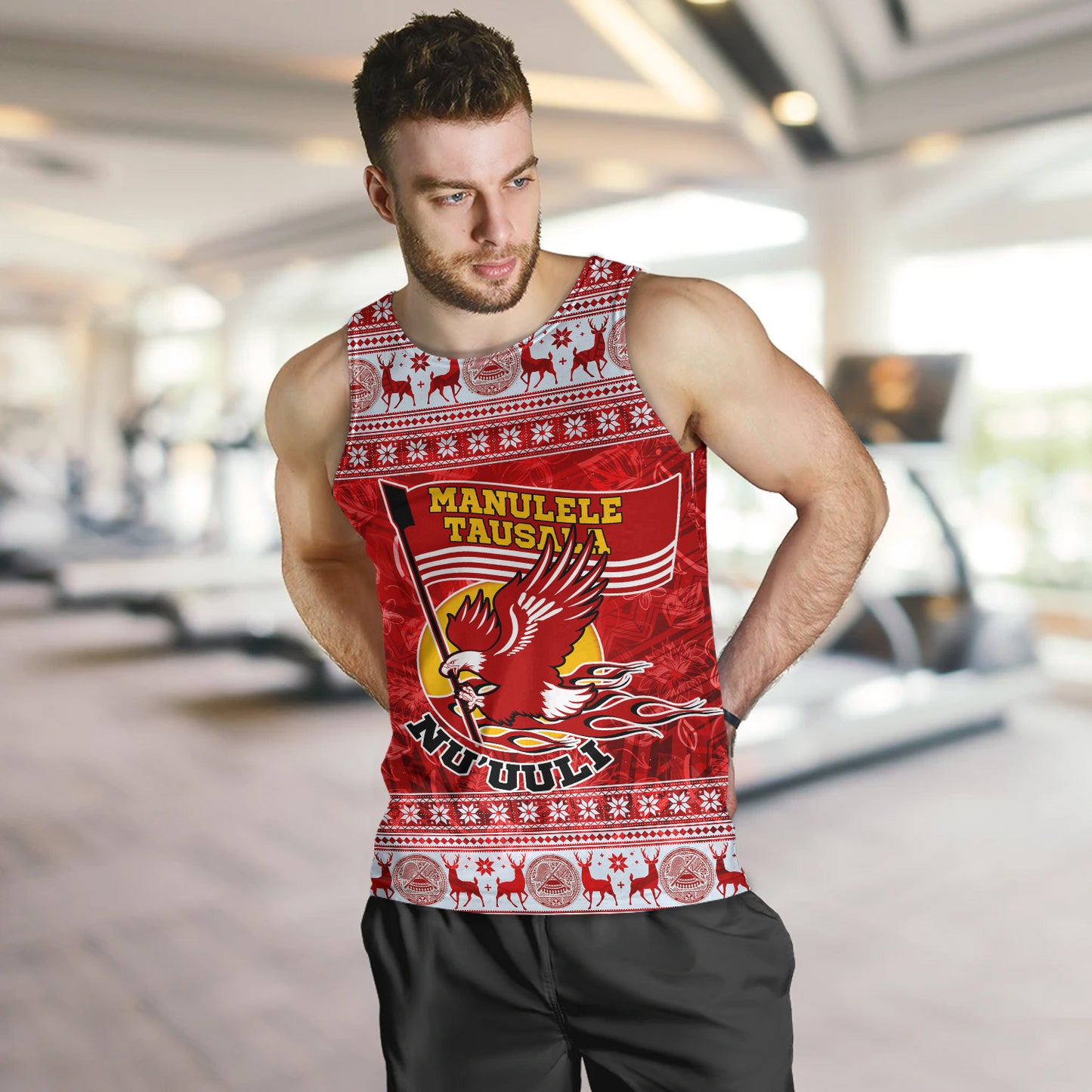American Samoa Tank Top Nu'uuli Christmas Style