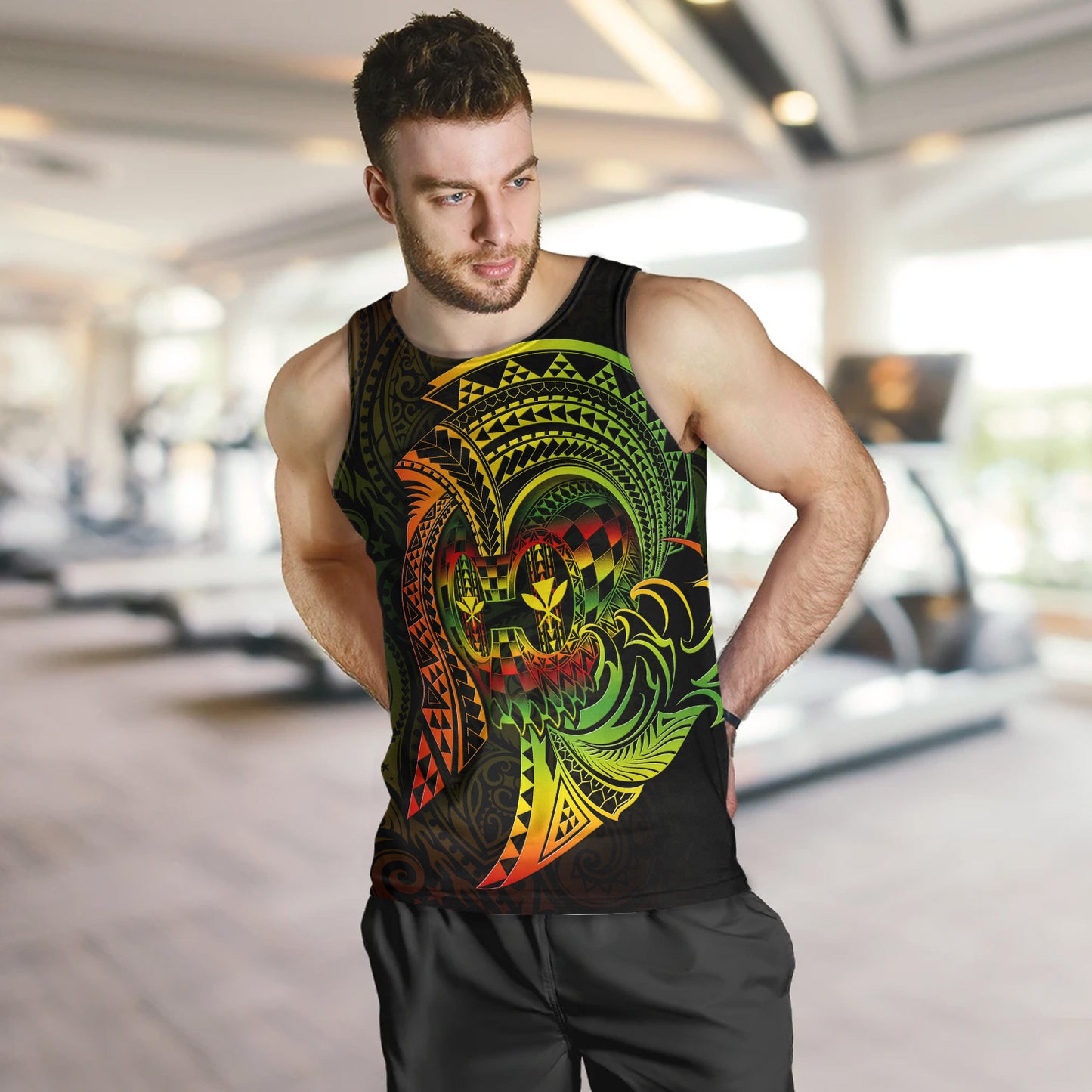 Hawaii Tank Top Reggae Kanaka Warrior