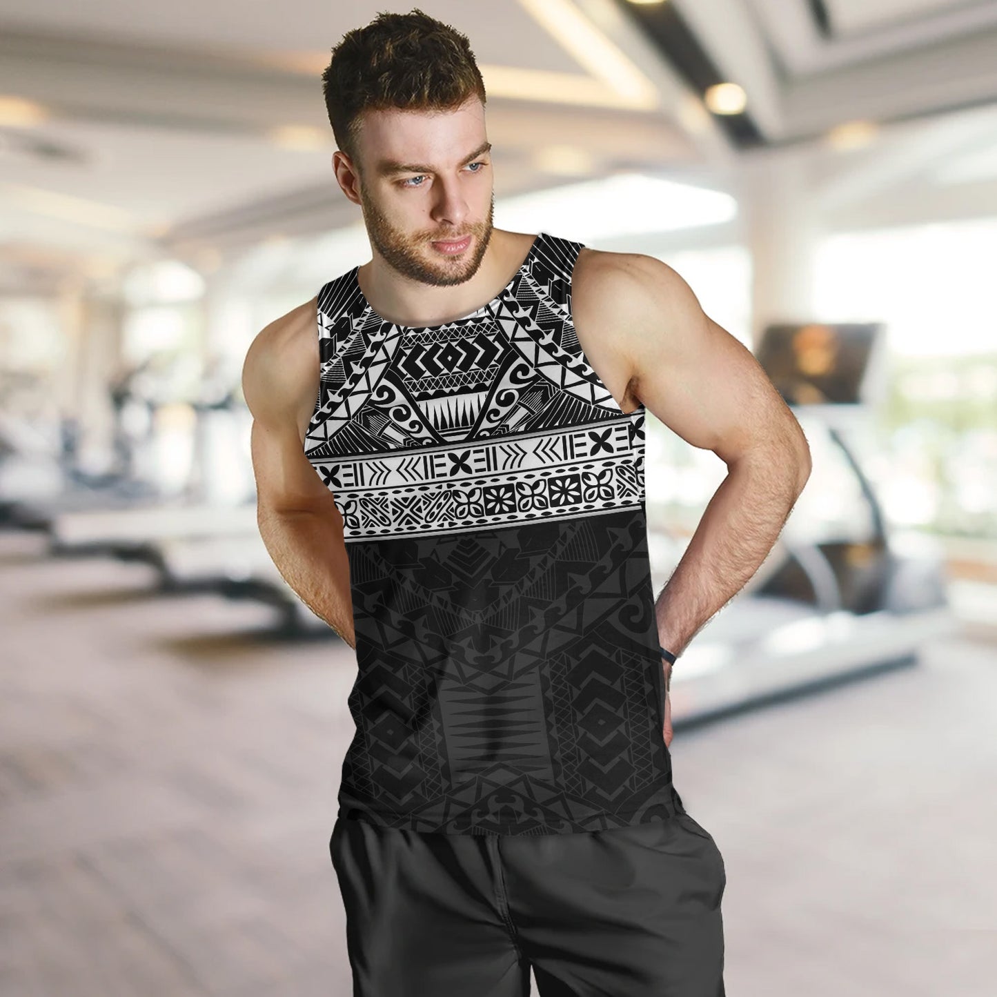 Polynesian Tank Top Traditional Tribal Tattoos