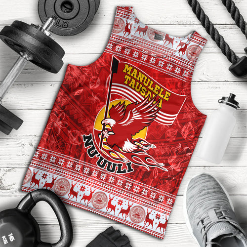 American Samoa Tank Top Nu'uuli Christmas Style