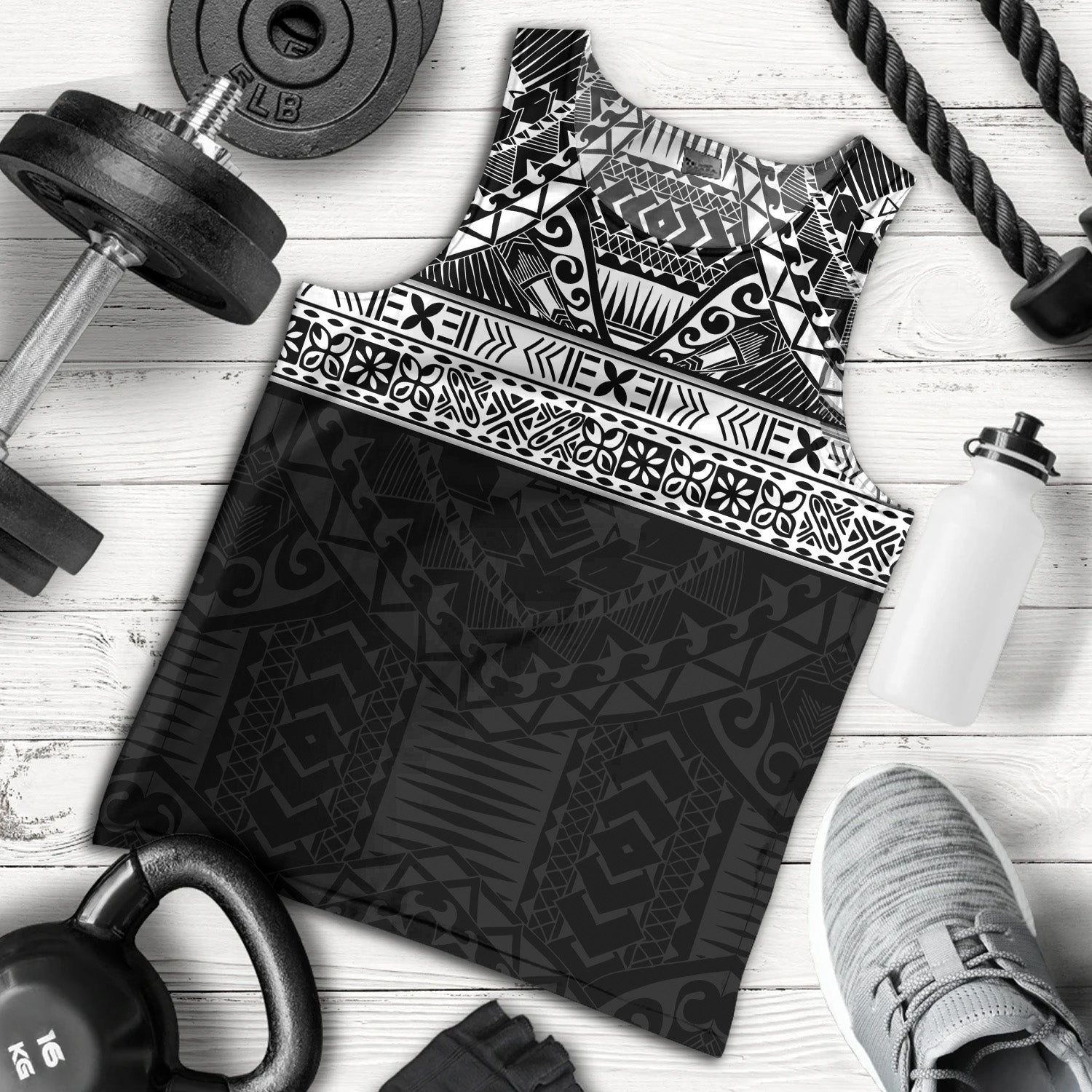 Polynesian Tank Top Traditional Tribal Tattoos