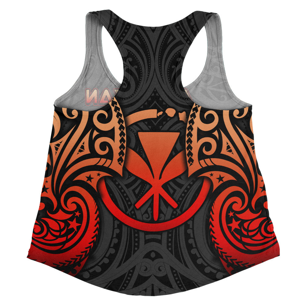 Hawaii Women Tank Custom Personalised Spirit Red Version