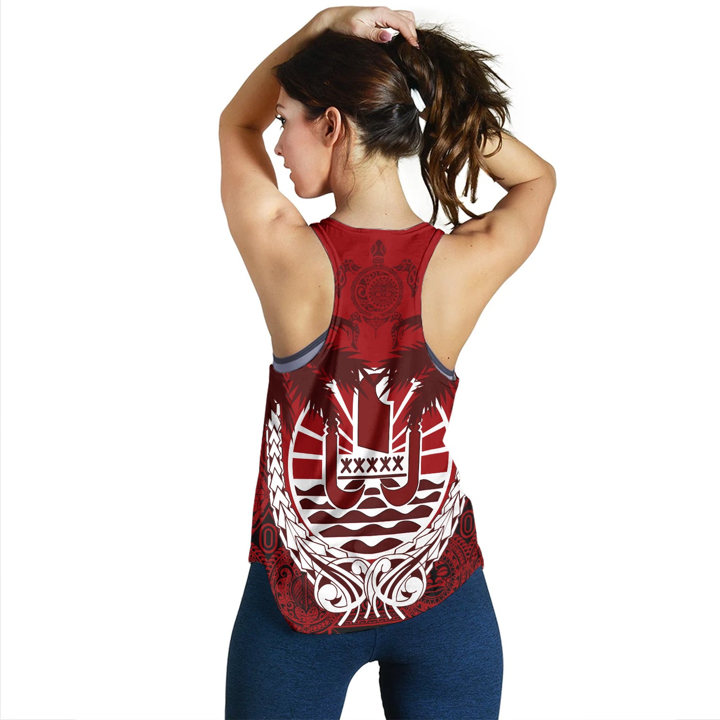 Tahiti Women Tank Polynesian Coconut