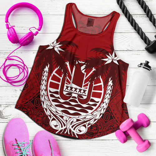 Tahiti Women Tank Polynesian Coconut