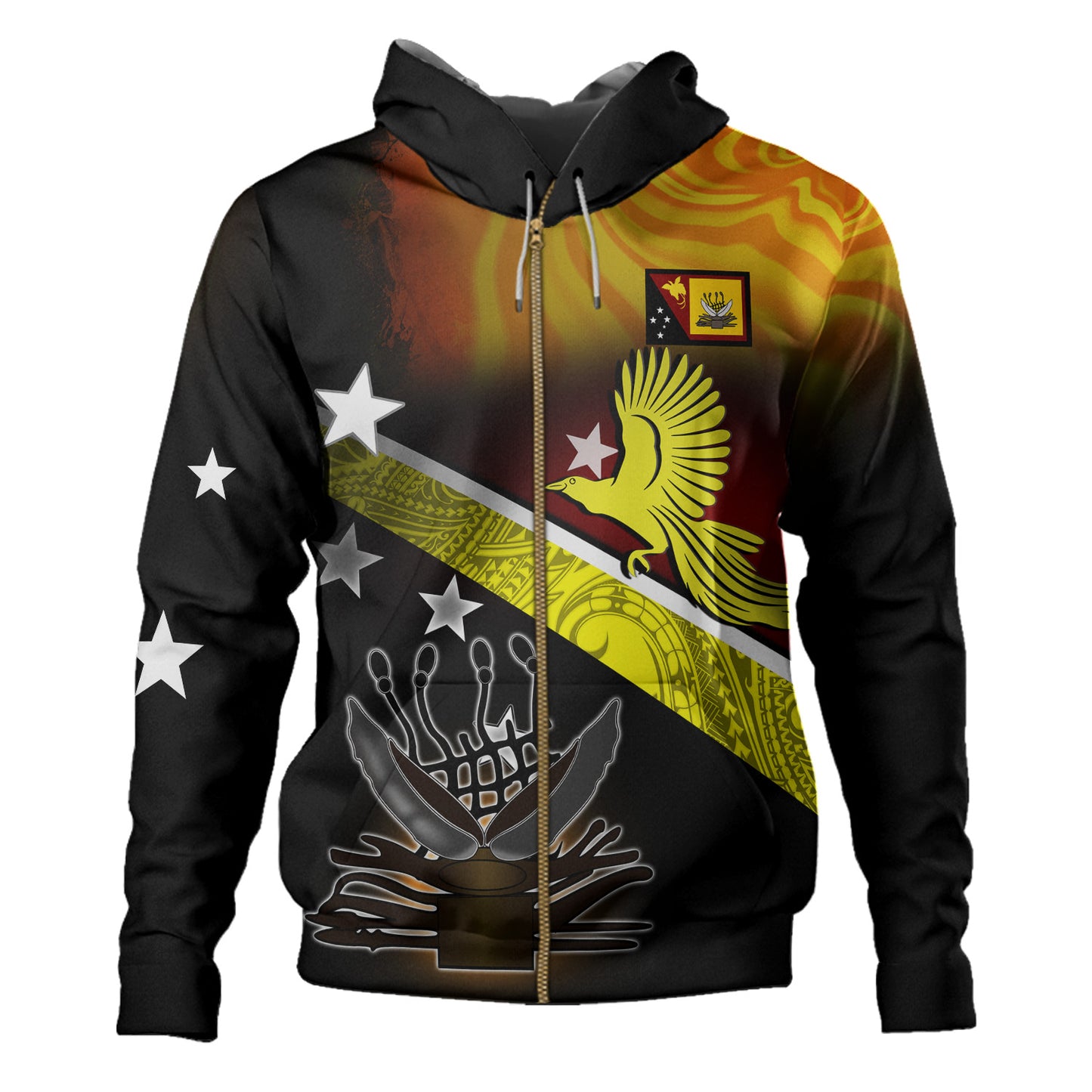 Papua New Guinea Hoodie Pride Of Western PNG