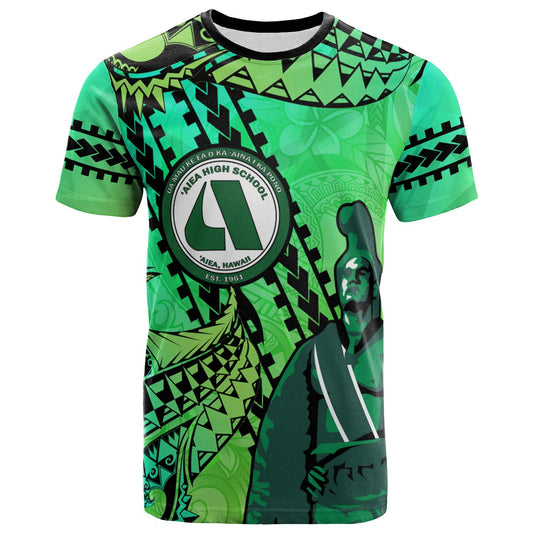 Hawaii Custom Personalised T-shirt - 'Aiea High School Home Of The Na Ali'i Tribal Pattern
