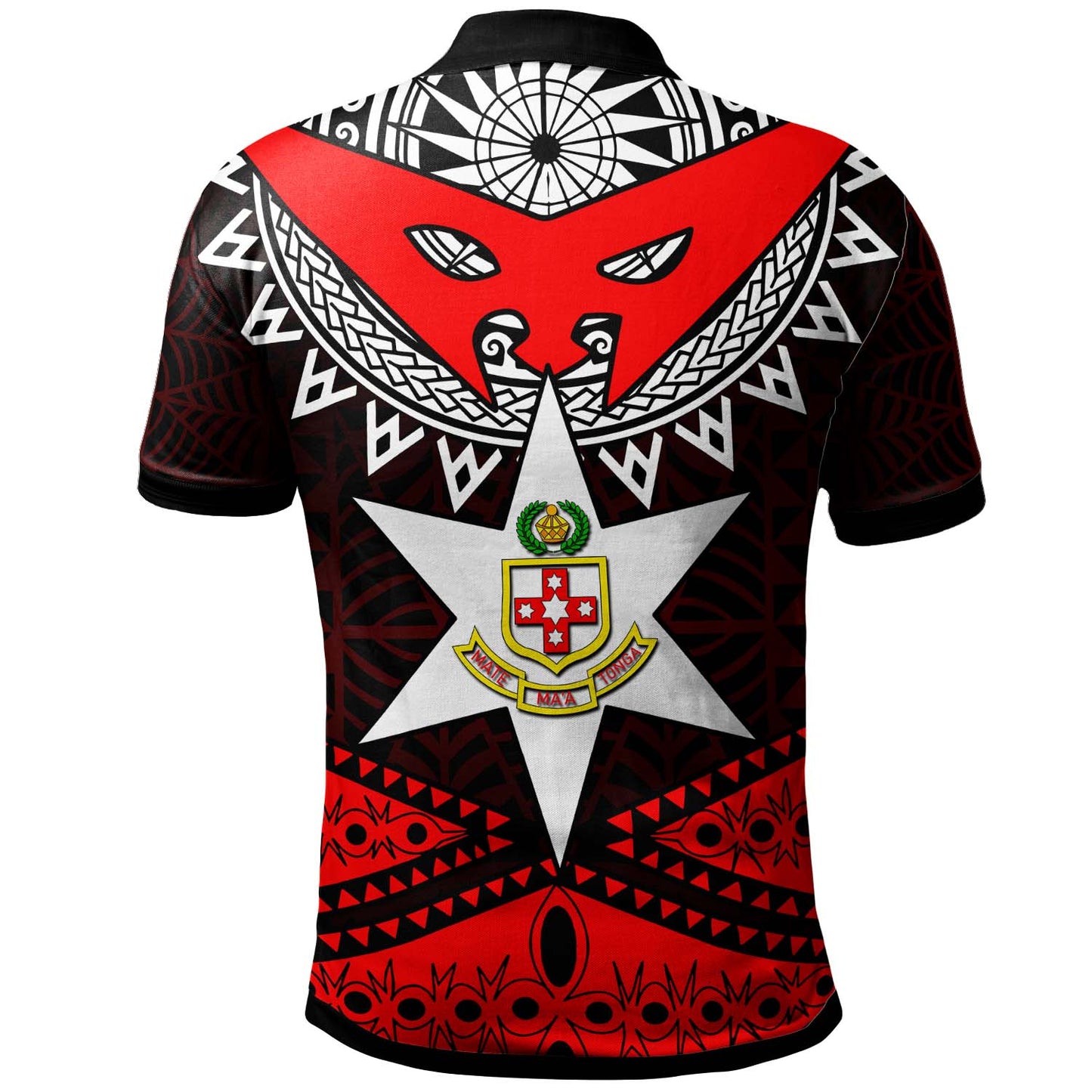 Tonga Custom Polo Shirt - Kolisi Tonga High School with Tonga Patterns Polynesian Culture