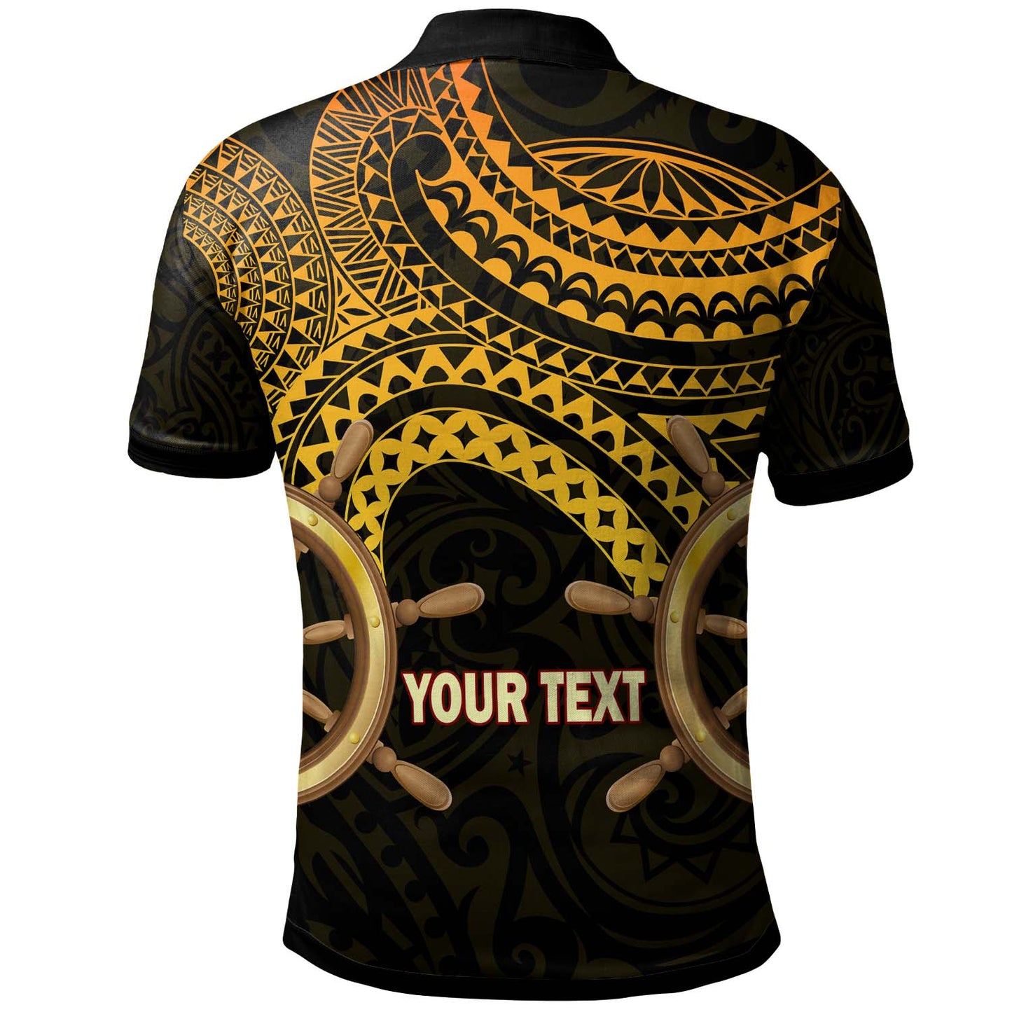 Hawaii Custom Personalised Polo Shirt - Waipahu High School Marauders Pirates Polynesian Tribal Pattern