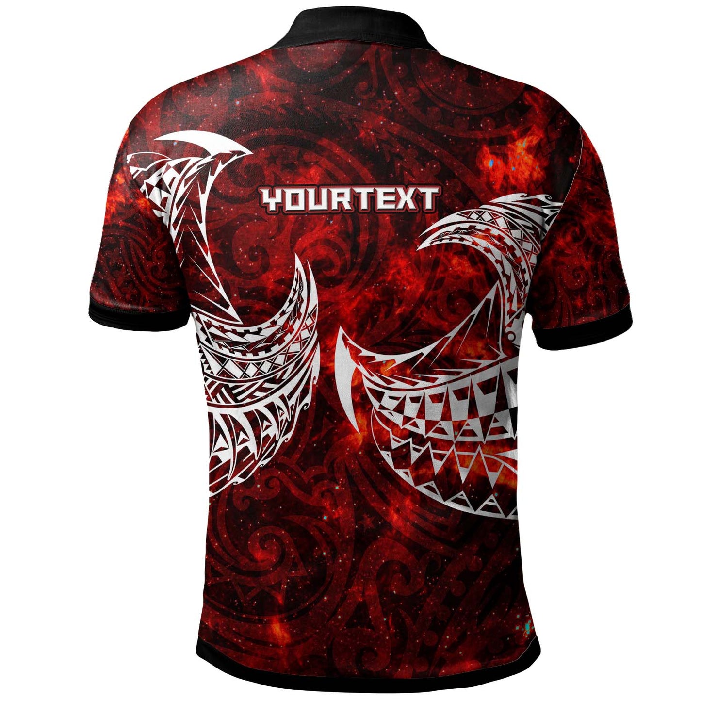 Hawaii Custom Personalised Polo Shirt - Henry Perrine Baldwin High School Bears with Polynesian Pattern