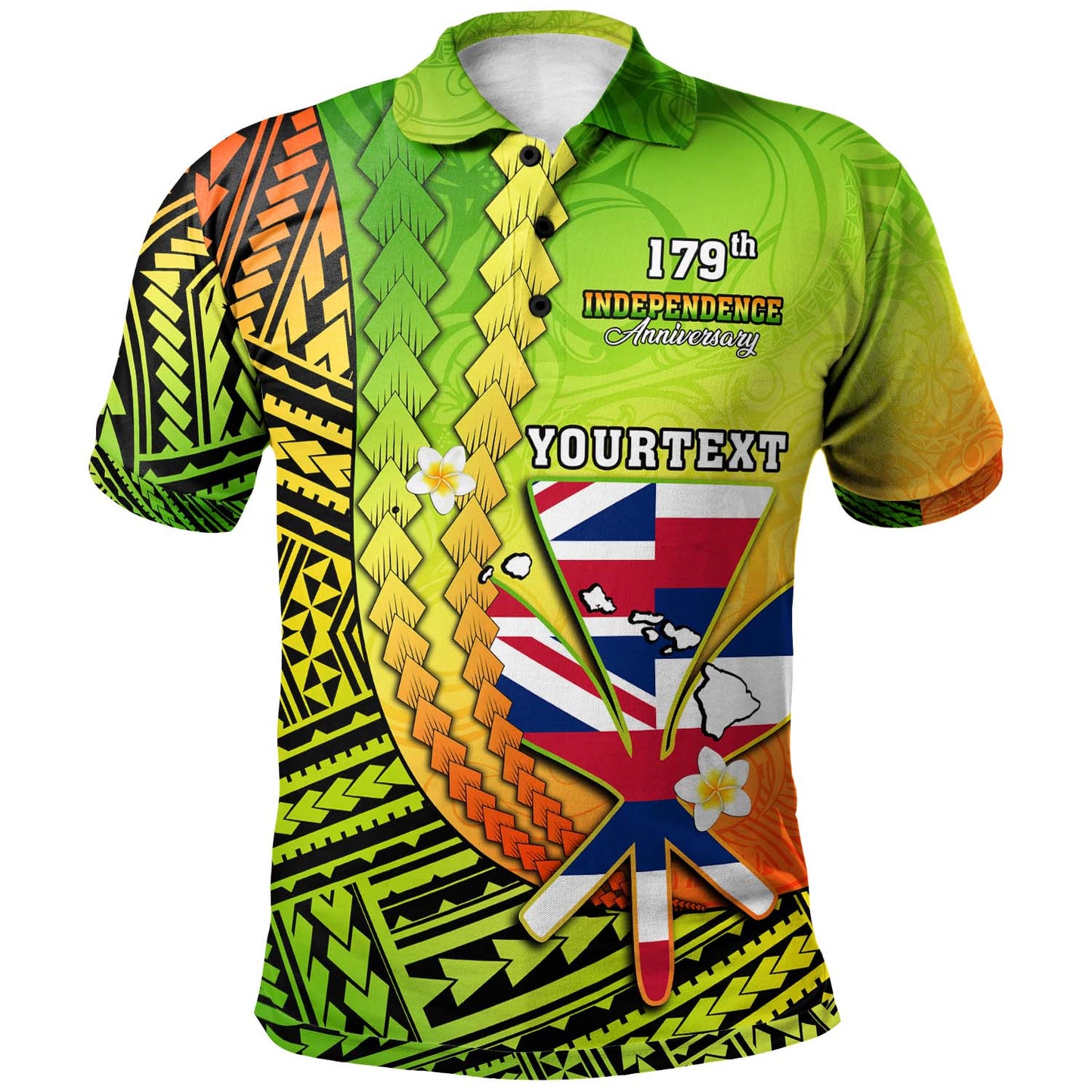 Hawaii Polynesian Polo Shirt - Custom Hawaii Independence Day Polynesian Cullture Polo Shirt