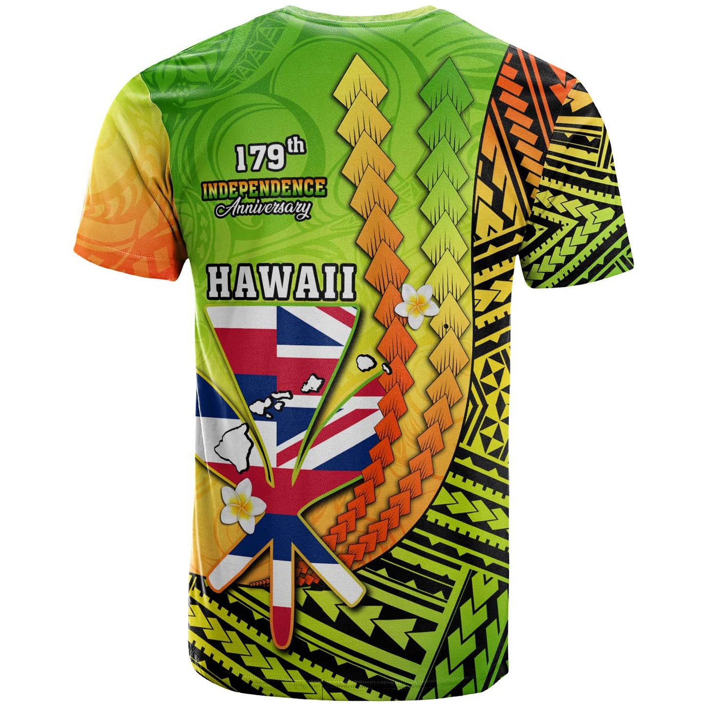 Hawaii Polynesian T-shirt - Custom Hawaii Independence Day Polynesian Cullture T-shirt