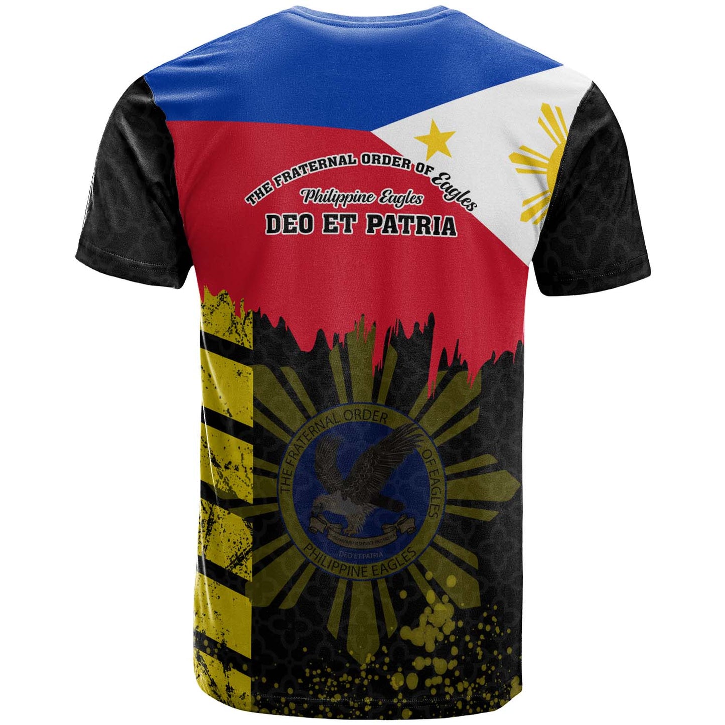Philippines T-Shirt - Philippine Eagles Filipino Flag T-Shirt