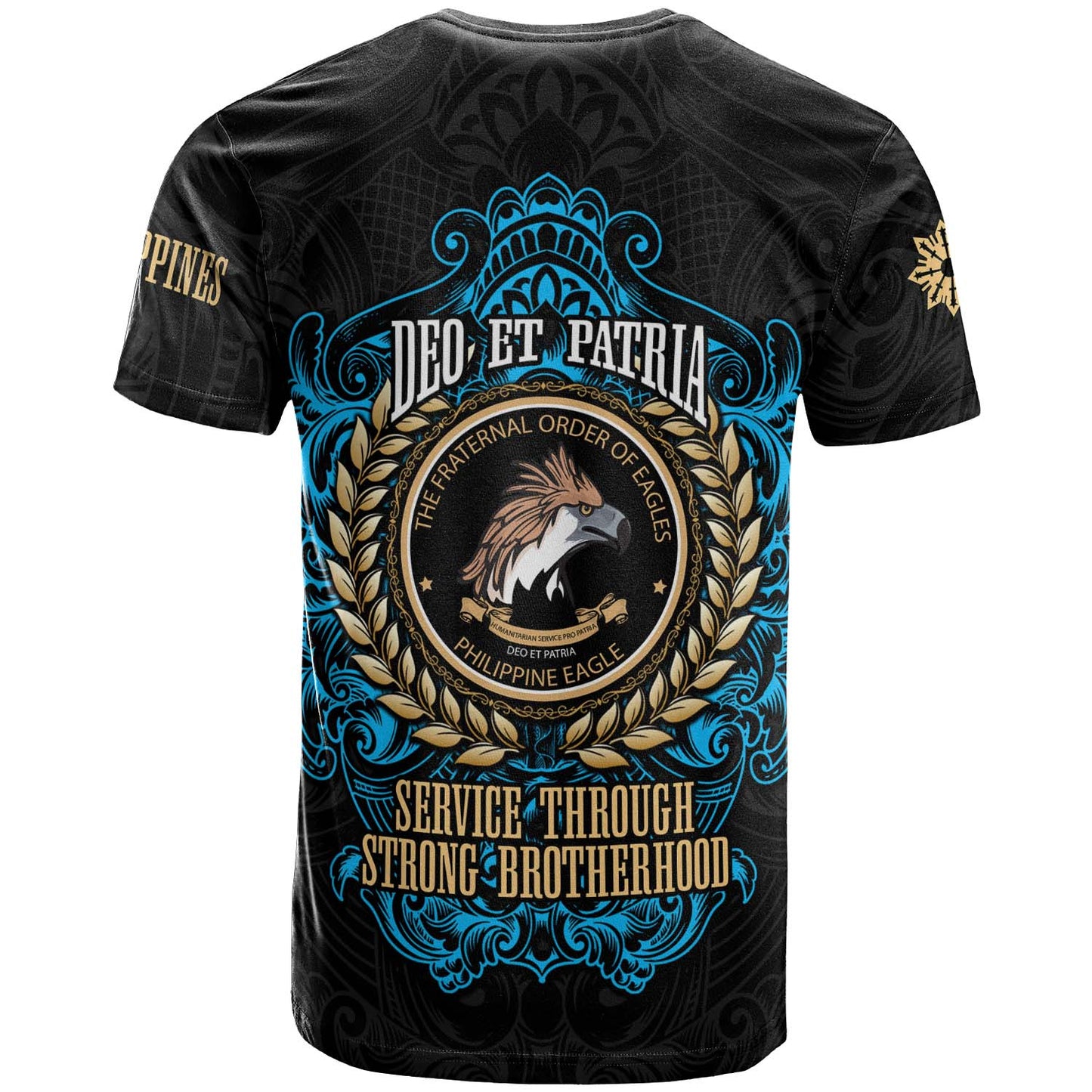Philippines T-shirt - Philippine Eagles Ornament Vintage Style