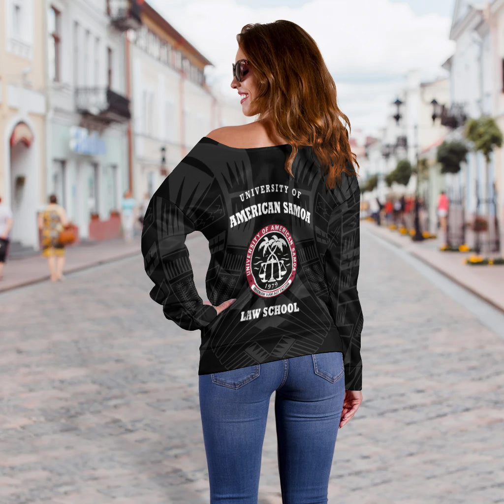 American Samoa Women Off Shoulder Sweater - University Of American Samoa