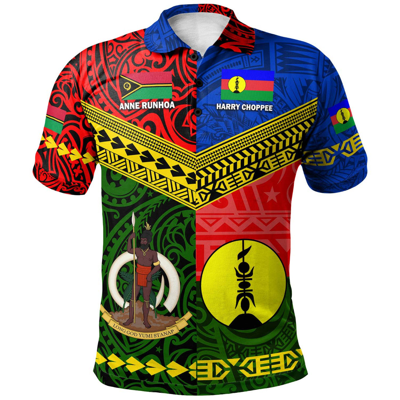 Vanuatu Polynesian Polo Shirt - 5G Polynesian