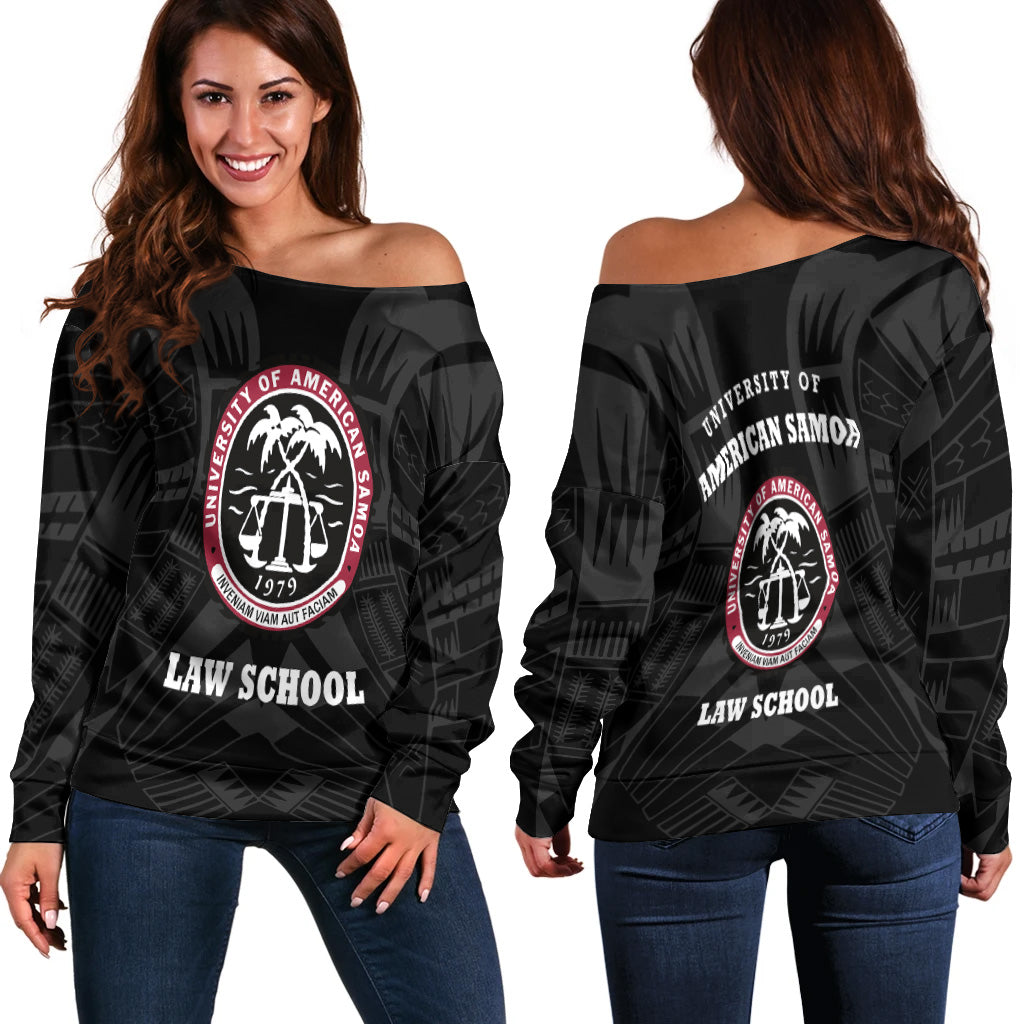 American Samoa Women Off Shoulder Sweater - University Of American Samoa