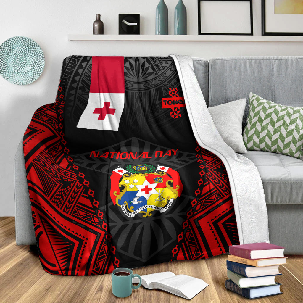 Tonga Premium Blanket - National Day Tonga Polynesian