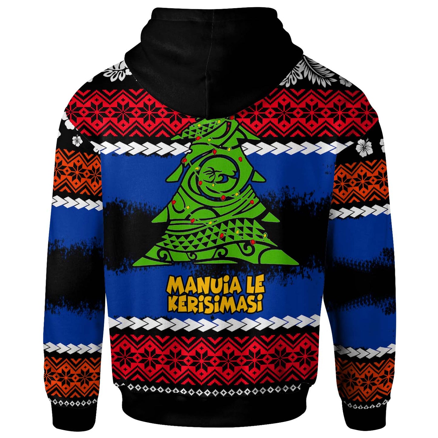 American Samoa Polynesian Hoodie - Manuia Le Kerisimasi Christmas Polynesian Hoodie