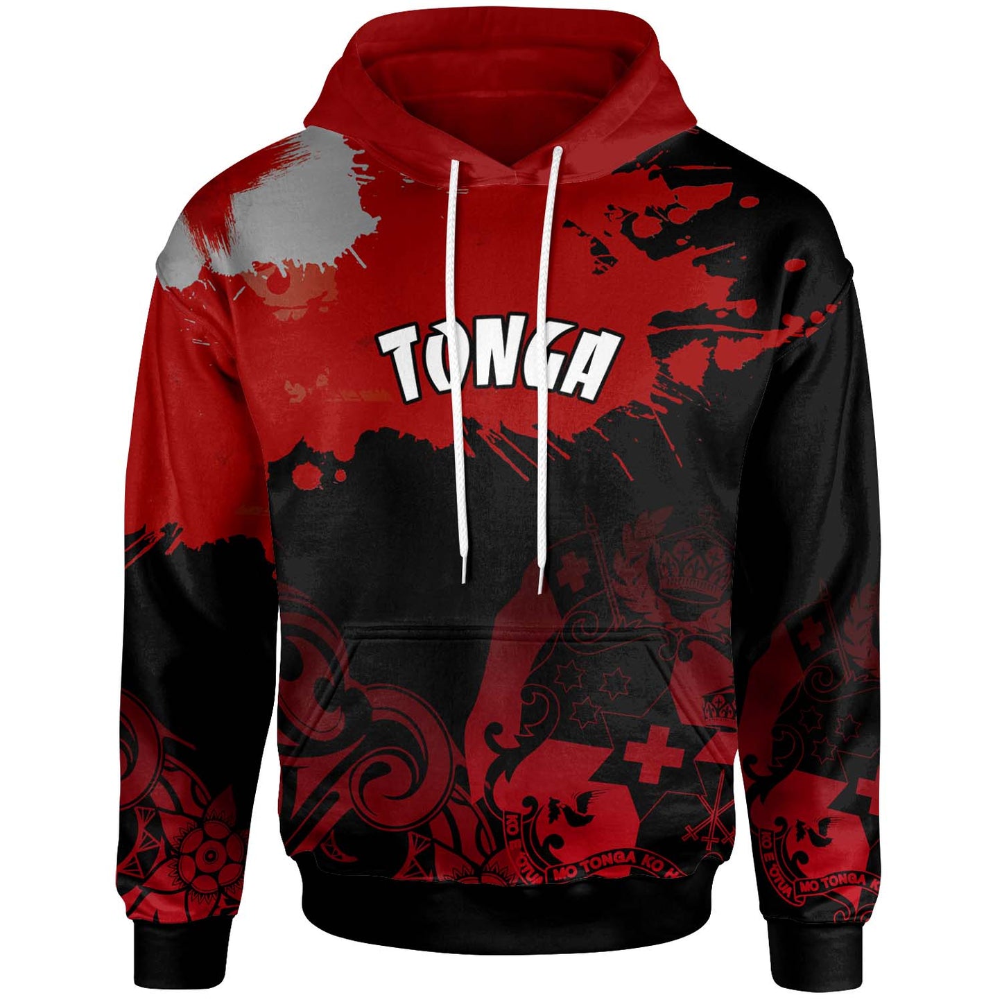 Tonga Polynesian Hoodie - Custom Tonga Pride Coat Of Arms Hoodie