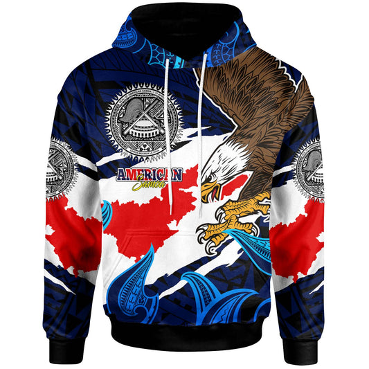 American Samoa Hoodie - Custom Happy Independence Day Samoa  with Polynesian Culture