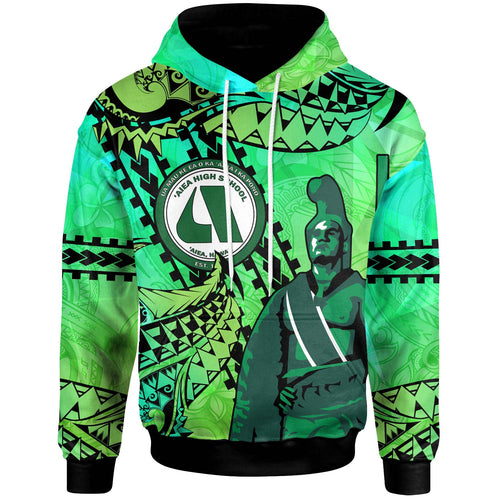 Hawaii Custom Personalised Hoodie - 'Aiea High School Home Of The Na Ali'i Tribal Pattern