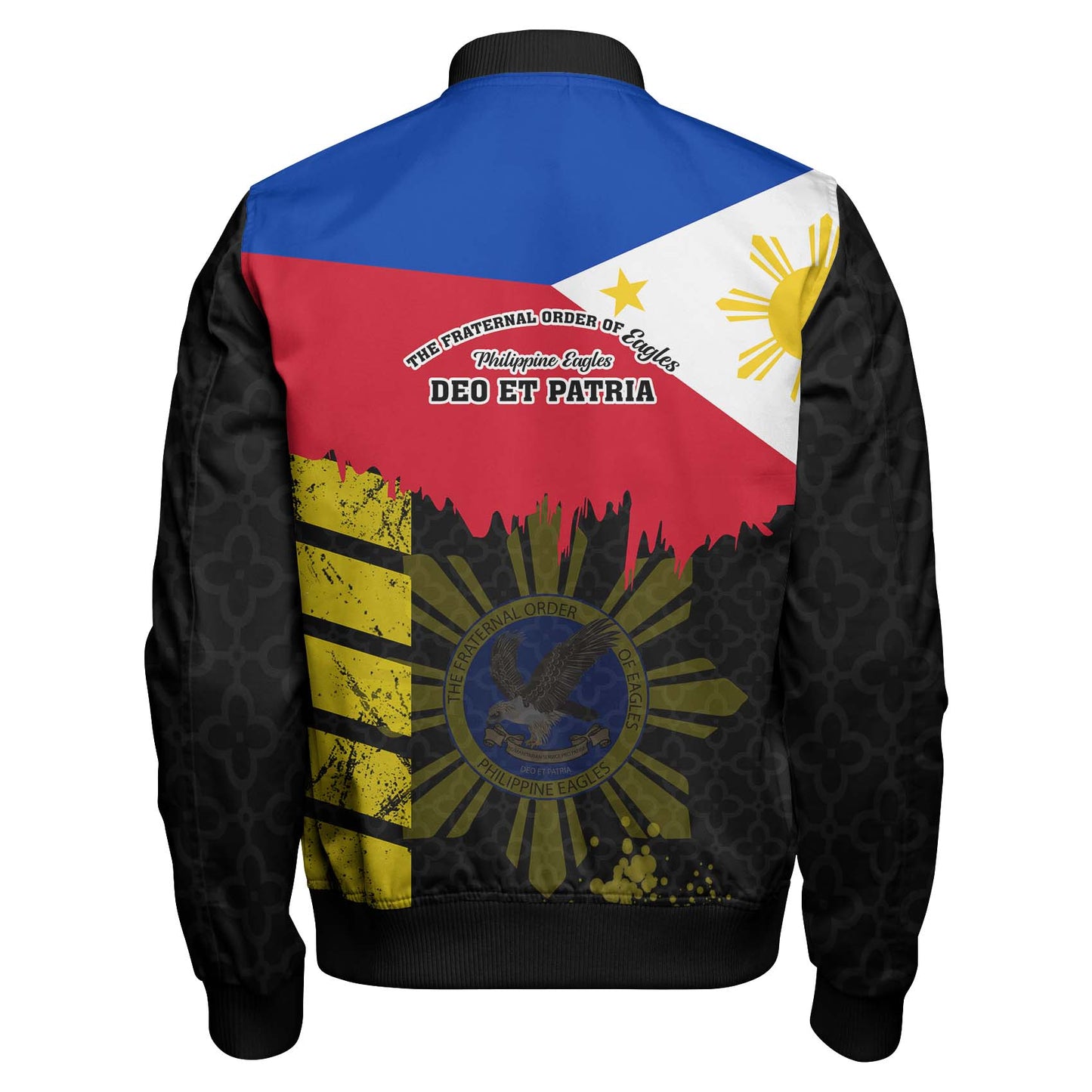 Philippines Bomber Jacket - Philippine Eagles Filipino Flag