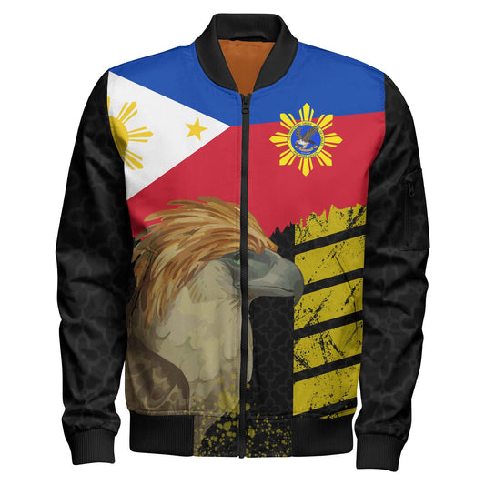 Philippines Bomber Jacket - Philippine Eagles Filipino Flag
