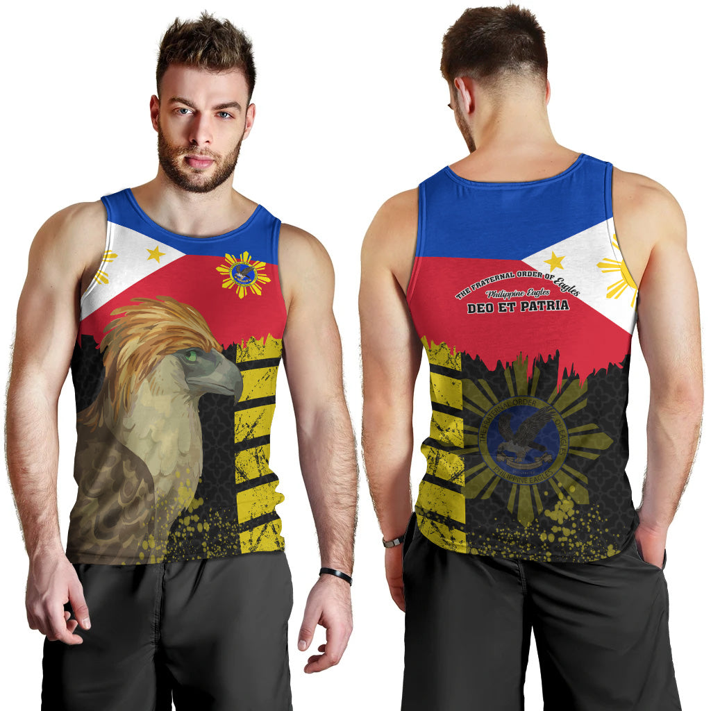 Philippines Men Tank Top - Philippine Eagles Filipino Flag