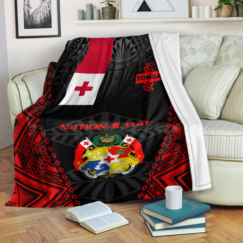 Tonga Premium Blanket - National Day Tonga Polynesian