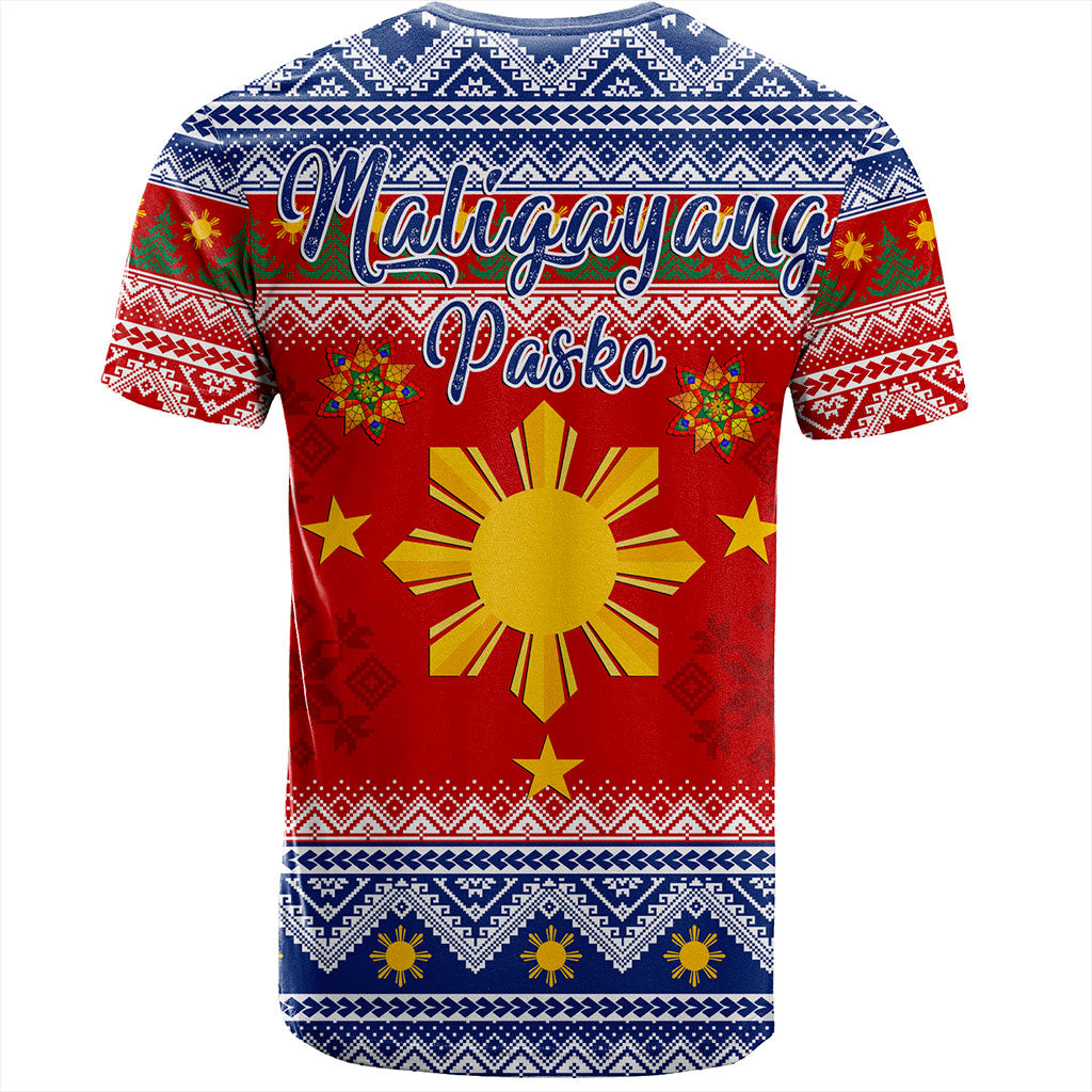 Philippines Filipinos T-Shirt Maligayang Pasko Christmas Parol Style