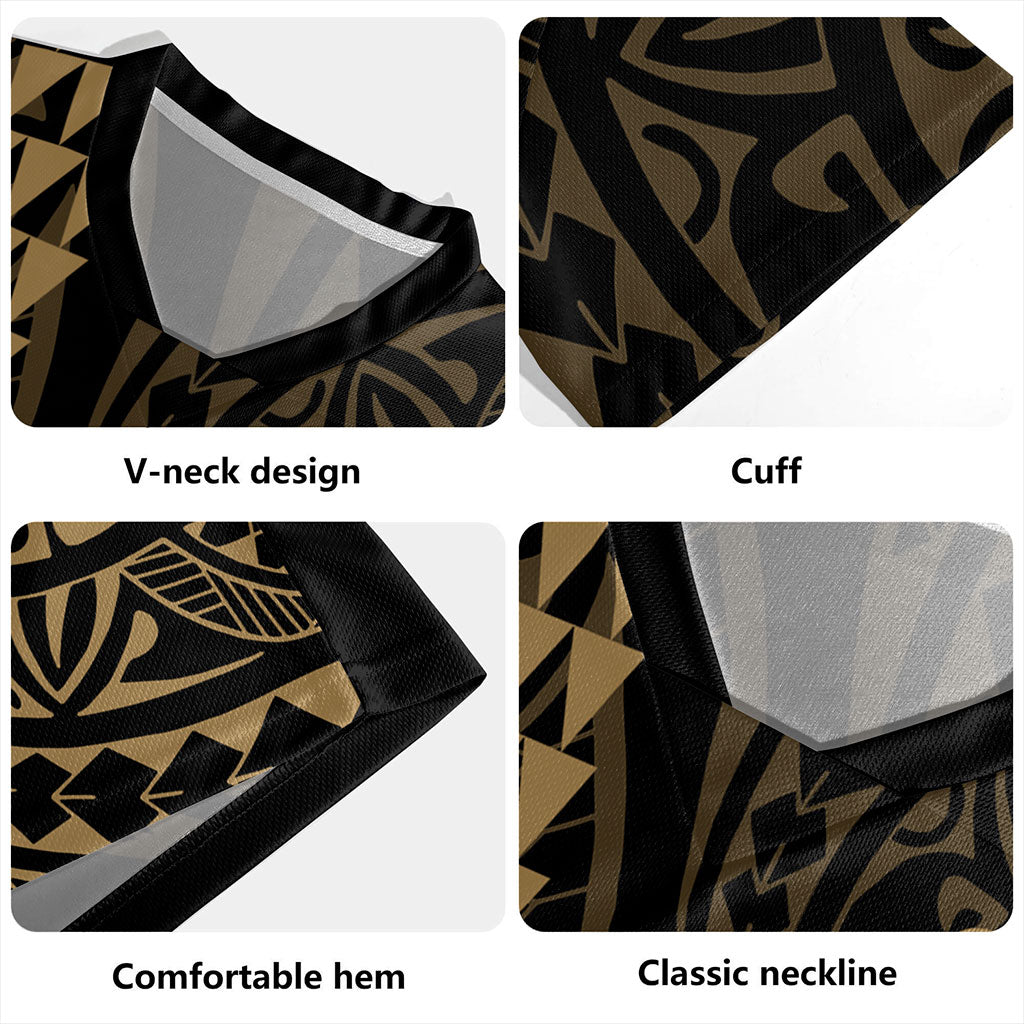 Marquesas Islands Rugby Jersey Kakau Style Ver.1