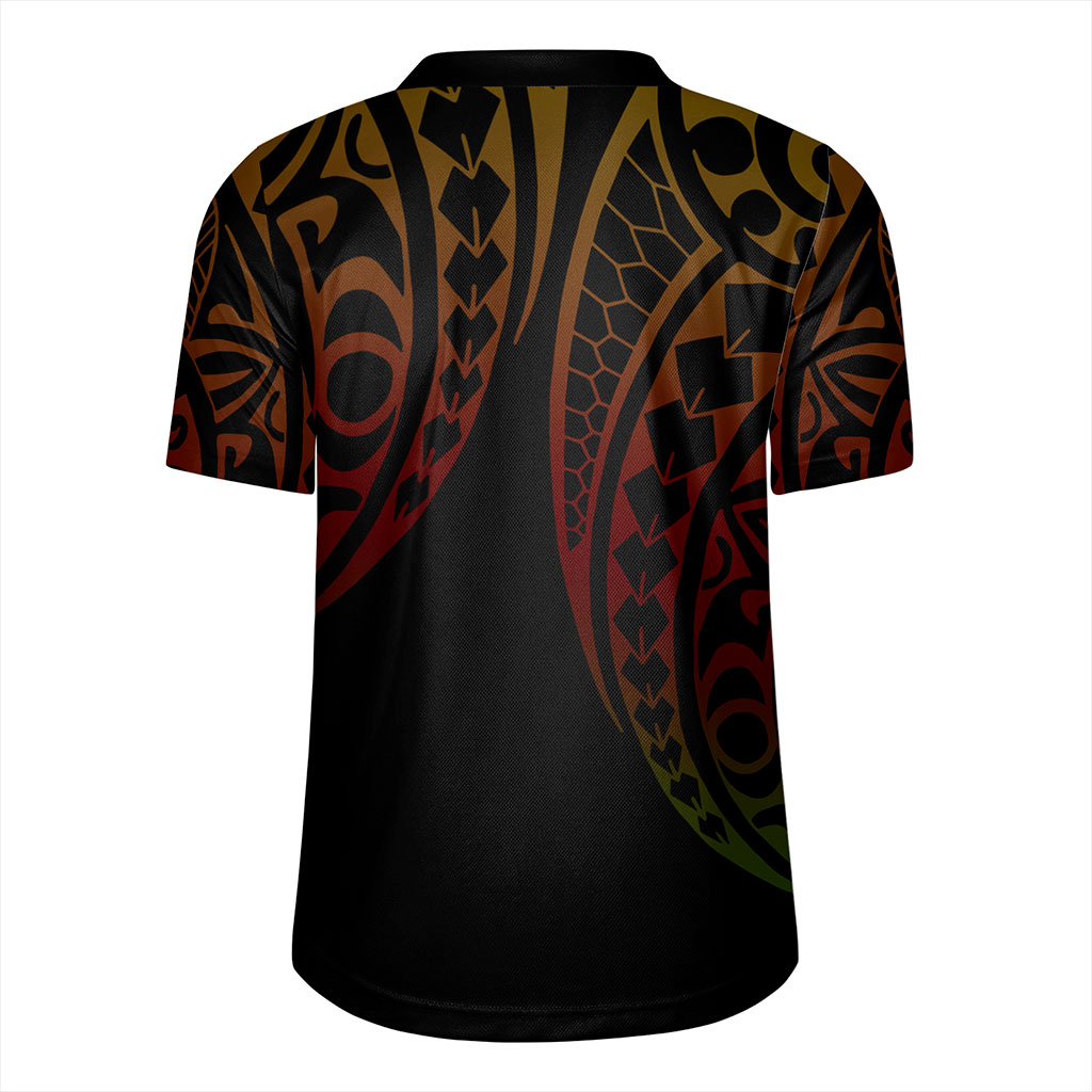 Marquesas Islands Rugby Jersey Kakau Style