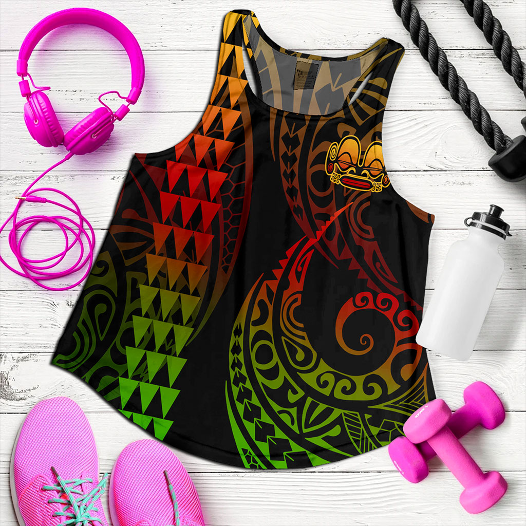 Marquesas Islands Women Tank Kakau Style