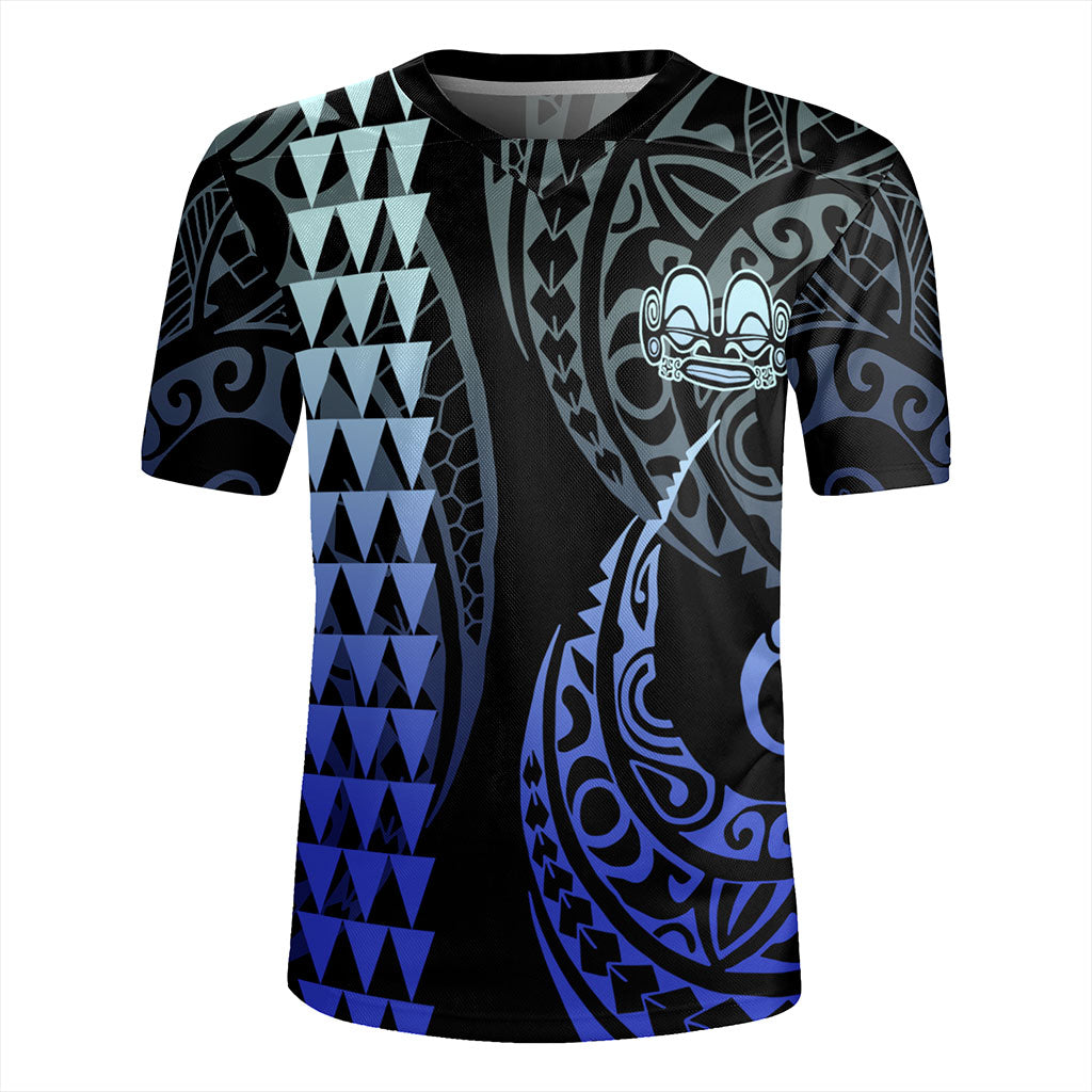 Marquesas Islands Rugby Jersey Kakau Style