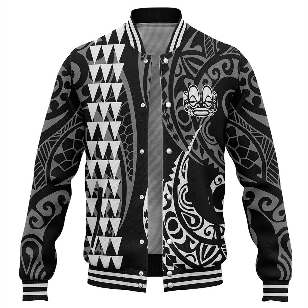 Marquesas Islands Baseball Jacket Kakau Style Ver.1