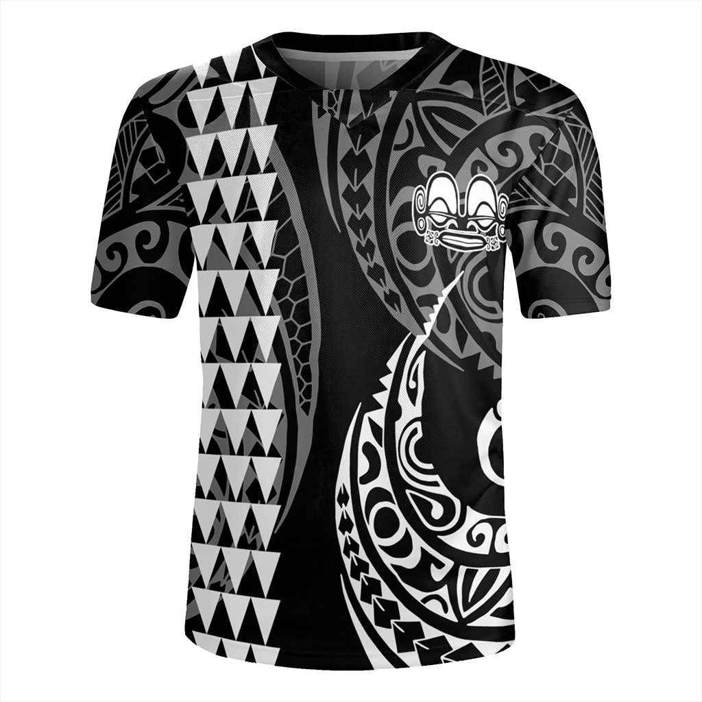 Marquesas Islands Rugby Jersey Kakau Style Ver.1