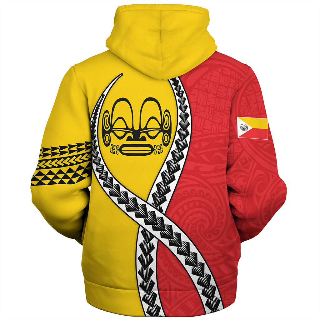 Marquesas Islands Sherpa Hoodie Tribal Polynesian In My Heart
