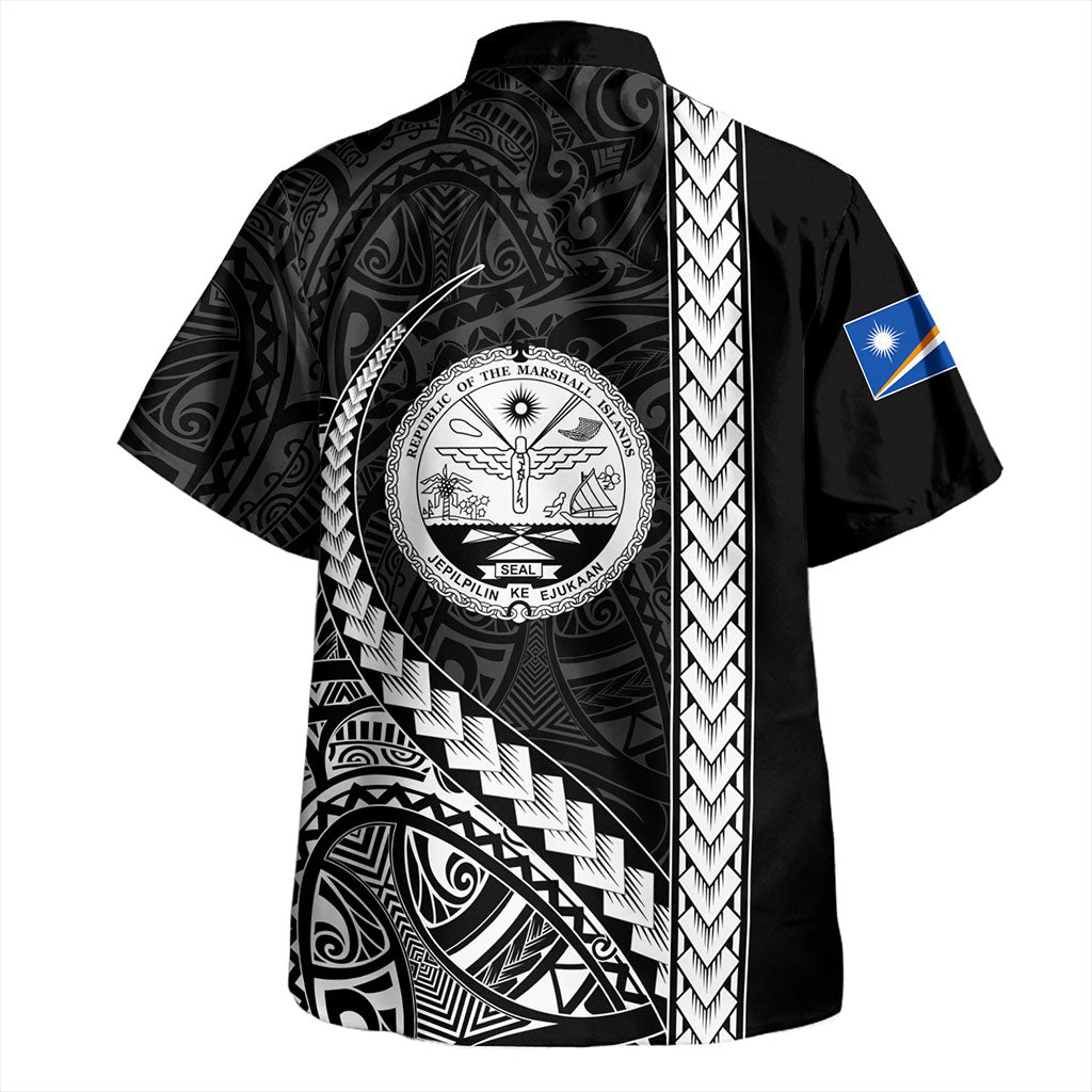 Nauru Hawaiian Shirt Tribal Micronesian Coat Of Arms