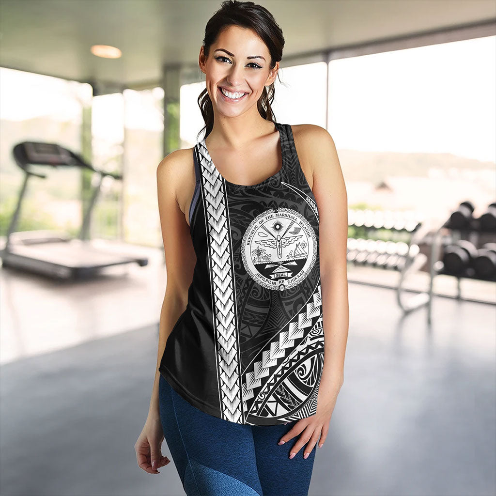 Marshall Islands Women Tank Tribal Micronesian Coat Of Arms