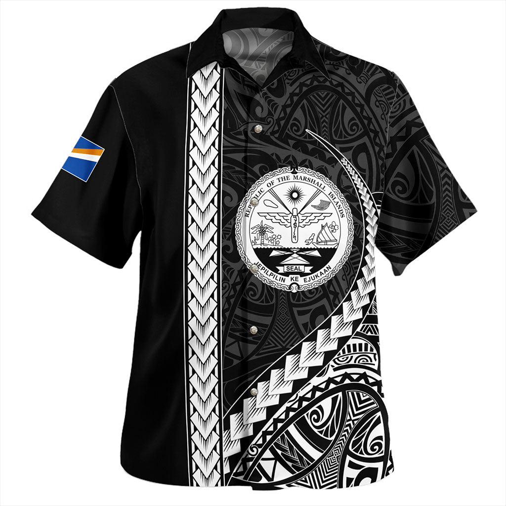 Nauru Hawaiian Shirt Tribal Micronesian Coat Of Arms