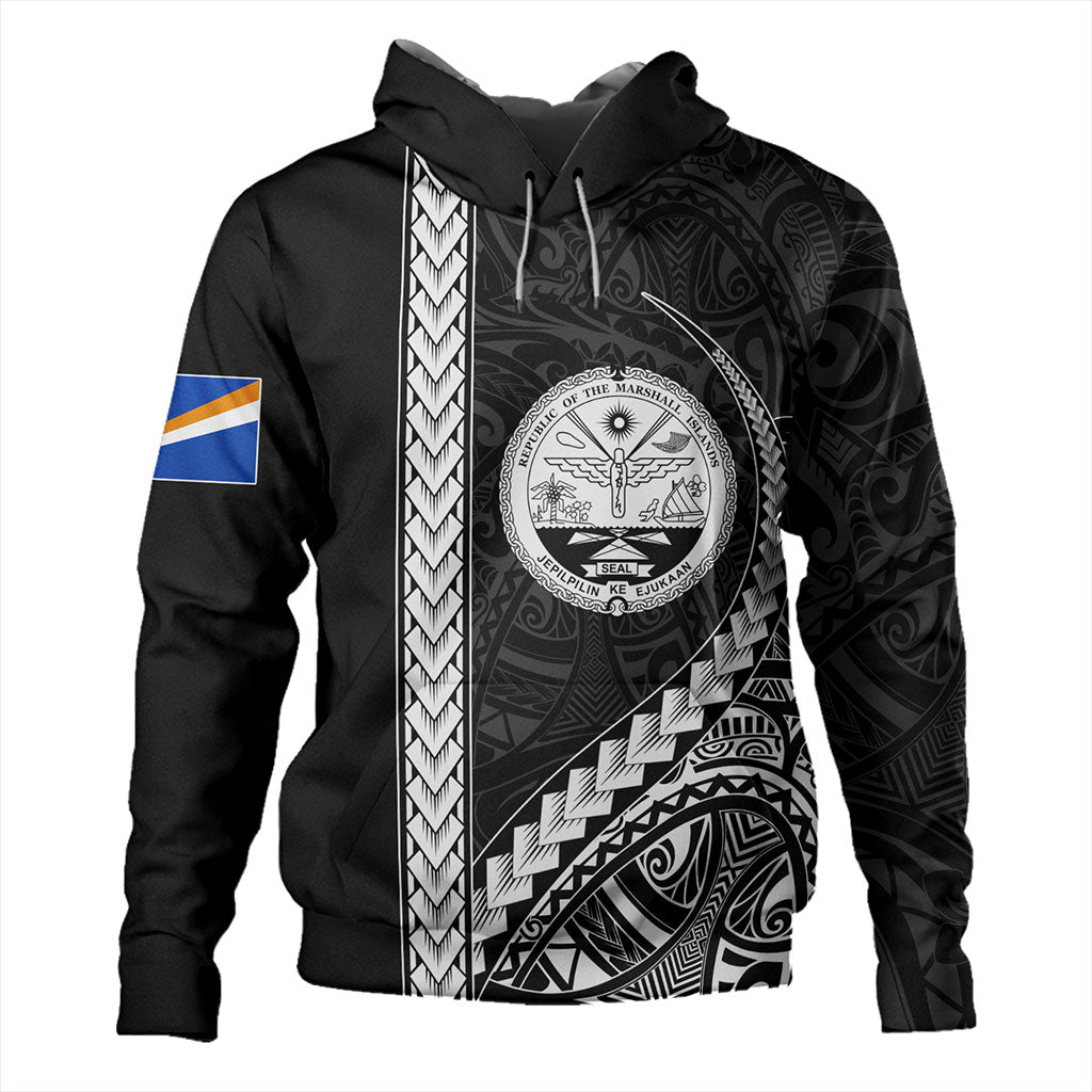 Marshall Islands Hoodie Tribal Micronesian Coat Of Arms