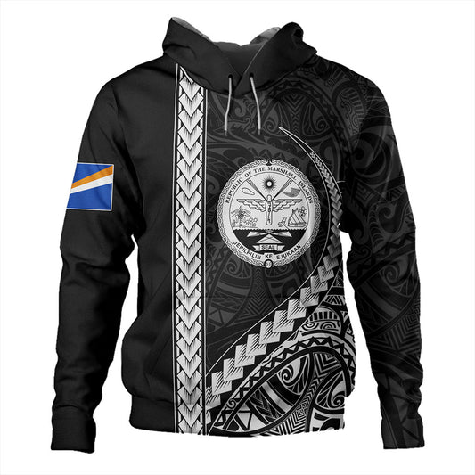 Marshall Islands Hoodie Tribal Micronesian Coat Of Arms