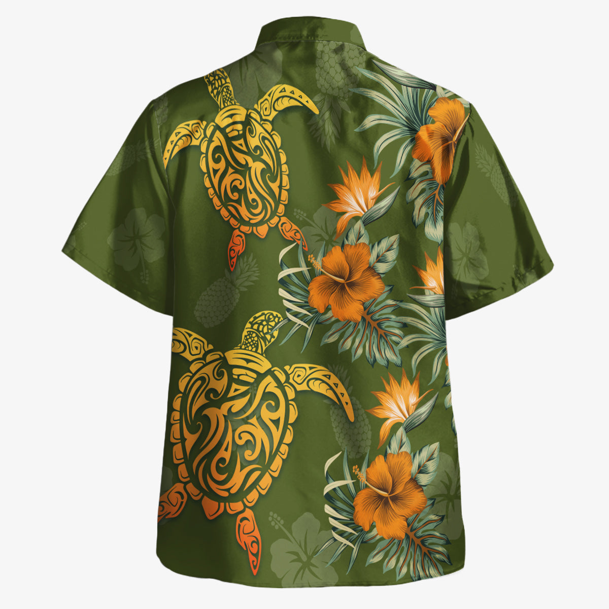 Nauru Custom Personalised Hawaiian Shirt Polynesian Tropical Summer