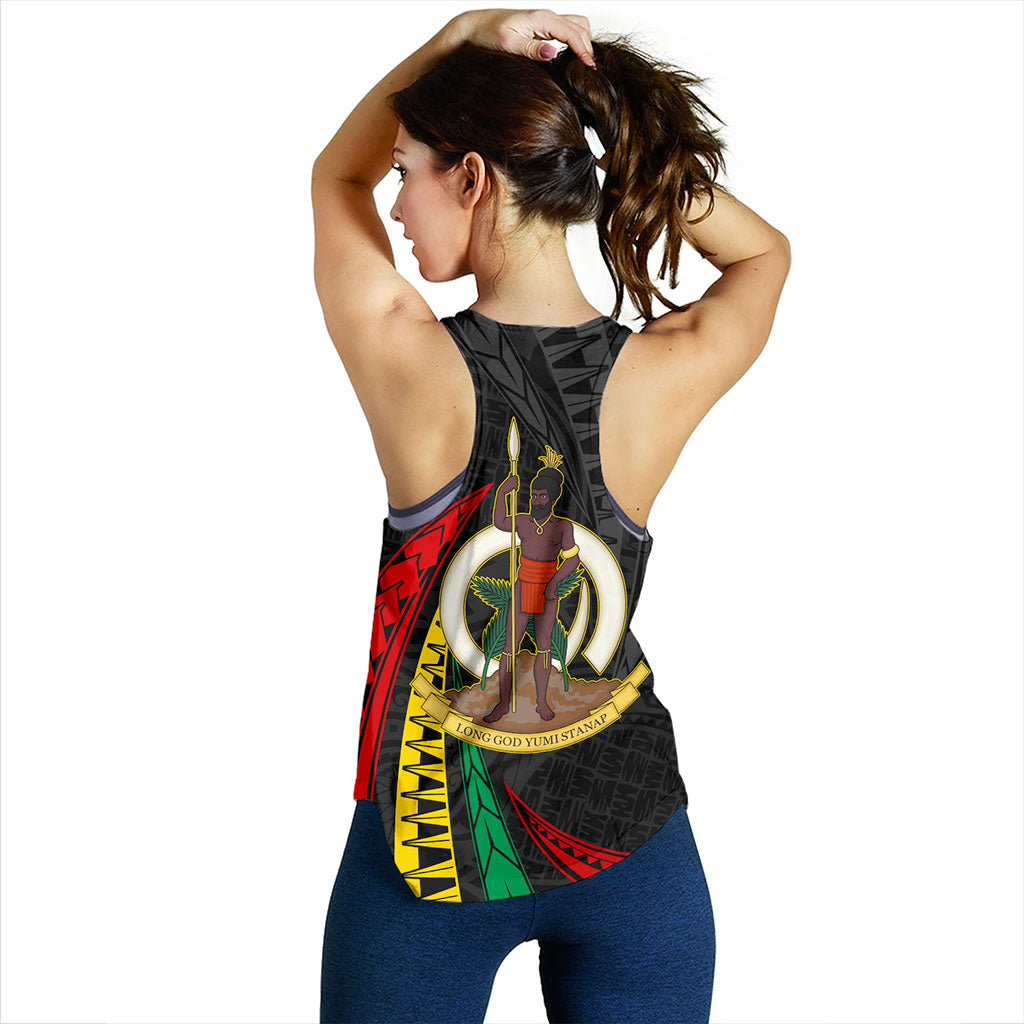 Vanuatu Women Tank Melanesian Tribal Wave