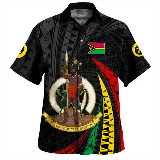 Vanuatu Hawaiian Shirt Melanesian Style Plumeria Flower